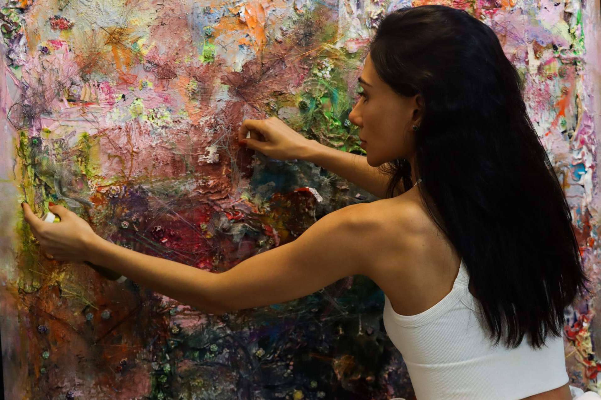 Las obras de arte con técnica única de Hilos de Marte