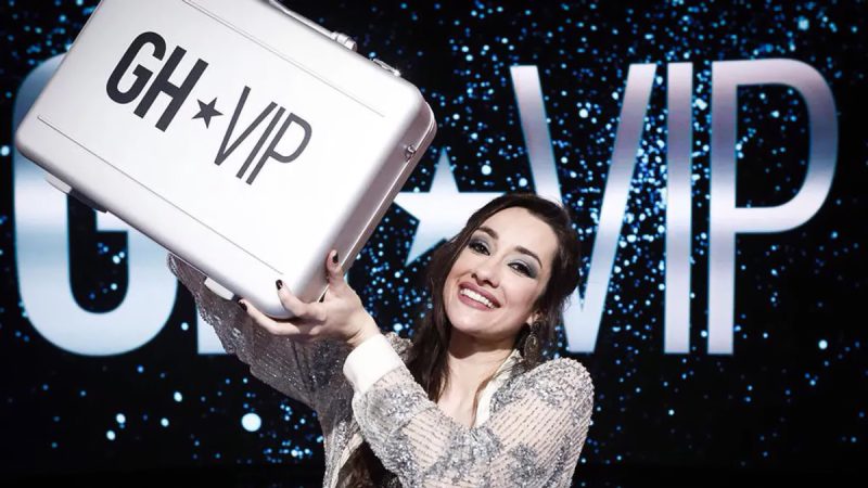 Adara Molinero al ganar Gran Hermano VIP Merca2.es