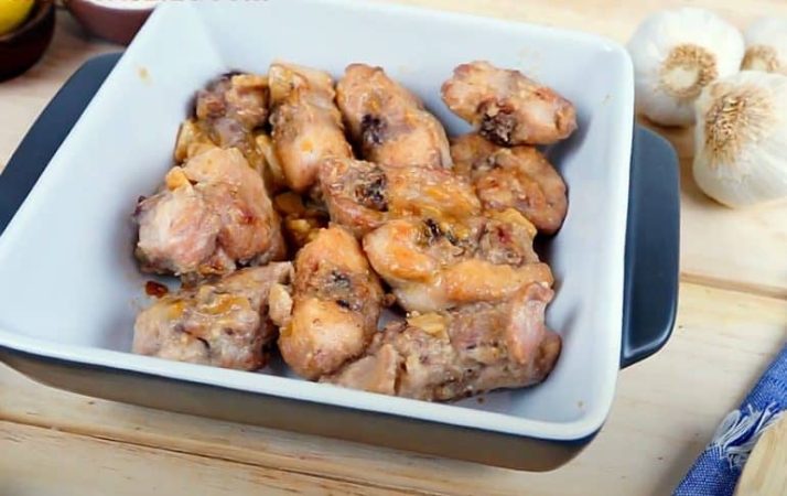 Modo de elaboración de la receta del conejo al ajillo