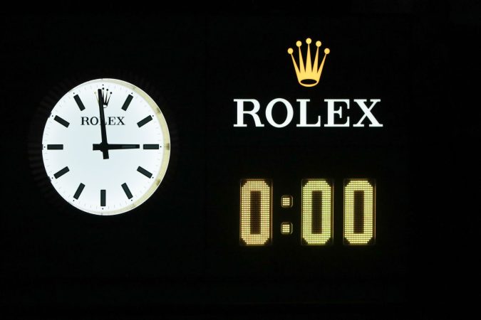 EuropaPress 2464136 rolex clock illustration before starting the game during the atp world tour Merca2.es