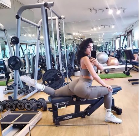 Georgina en el gimnasio
