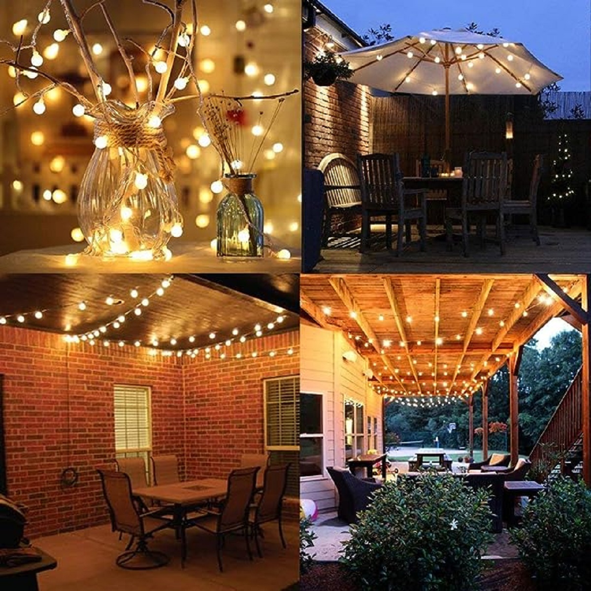 Lámparas y luces de Amazon para decorar tu terraza con estilo chill out