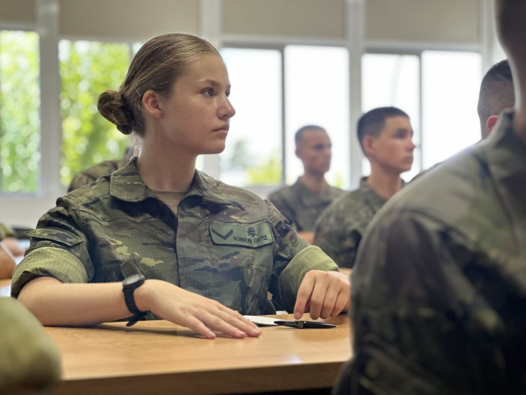 Leonor en la Academia Militar de Zaragoza