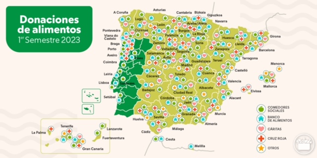 Mapa Donaciones Primer Semestre 2023 Merca2.es