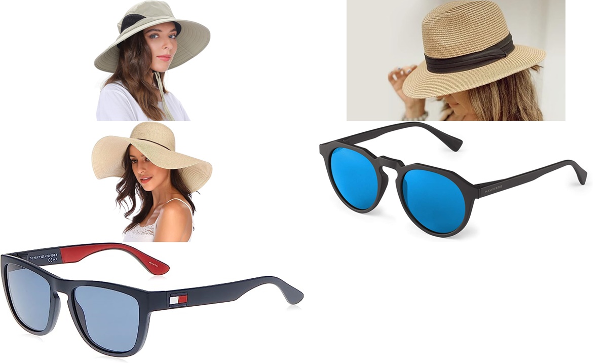 Sombrero para El Sol Mujer Plegable para Mujer En La Playa, Sombrero De ala  Ancha, Protección Solar UV50+, Sombrero De Verano para El Jardín Sombreros