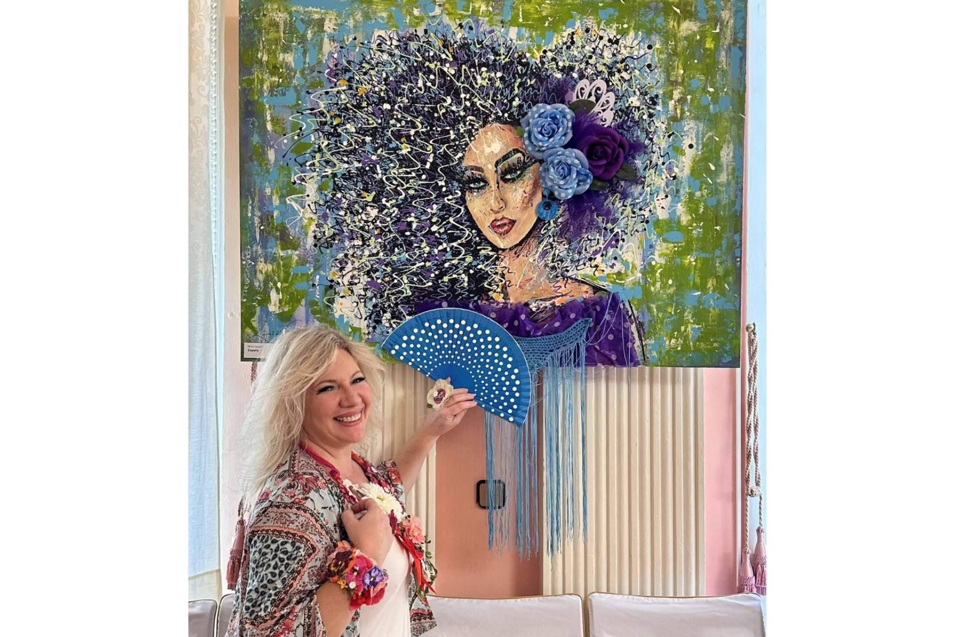 El arte de Laura Sala está formado por cuadros originales y únicos