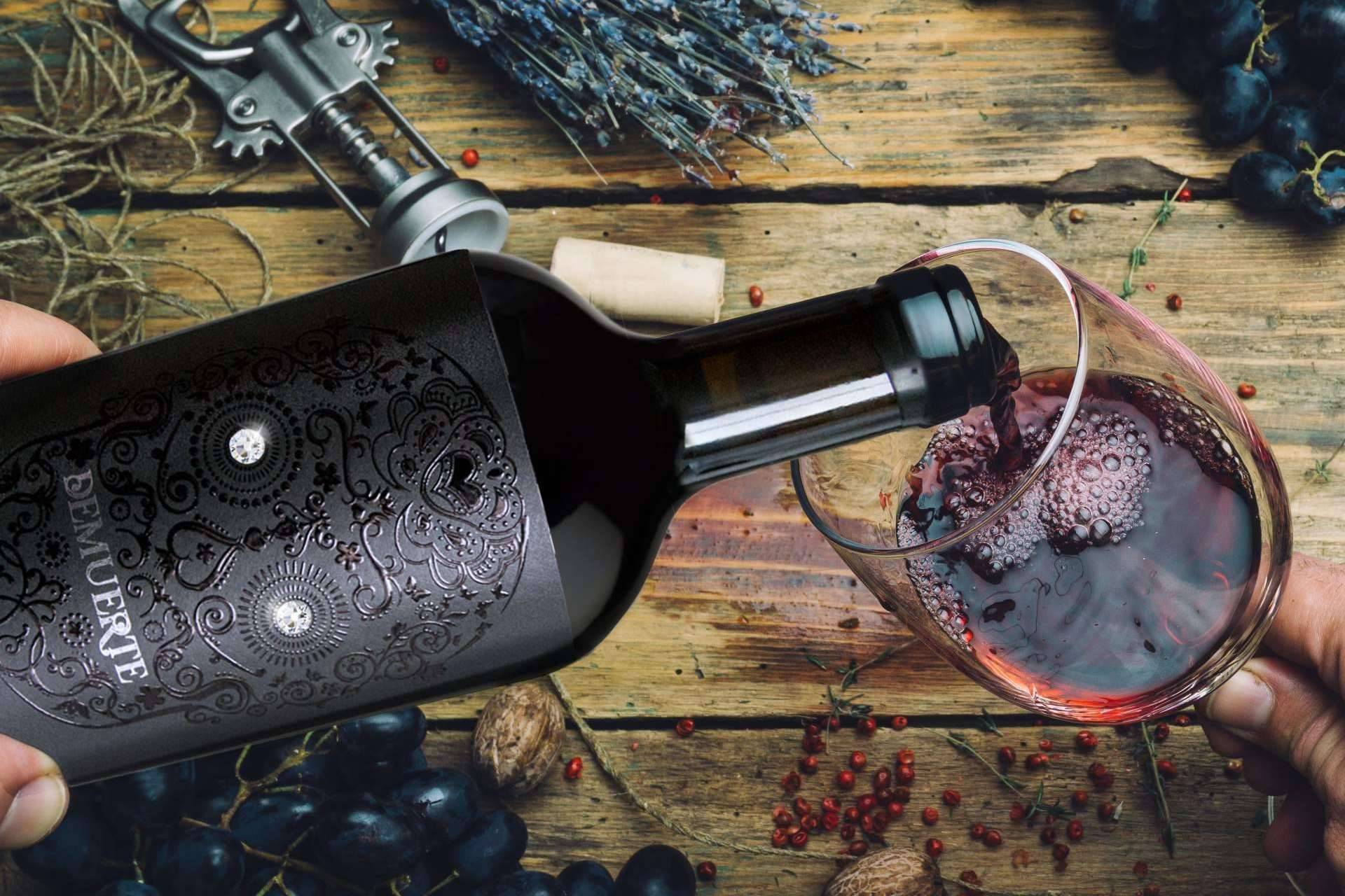 Uno de los vinos más exclusivos del mundo es DEMUERTE BLACK