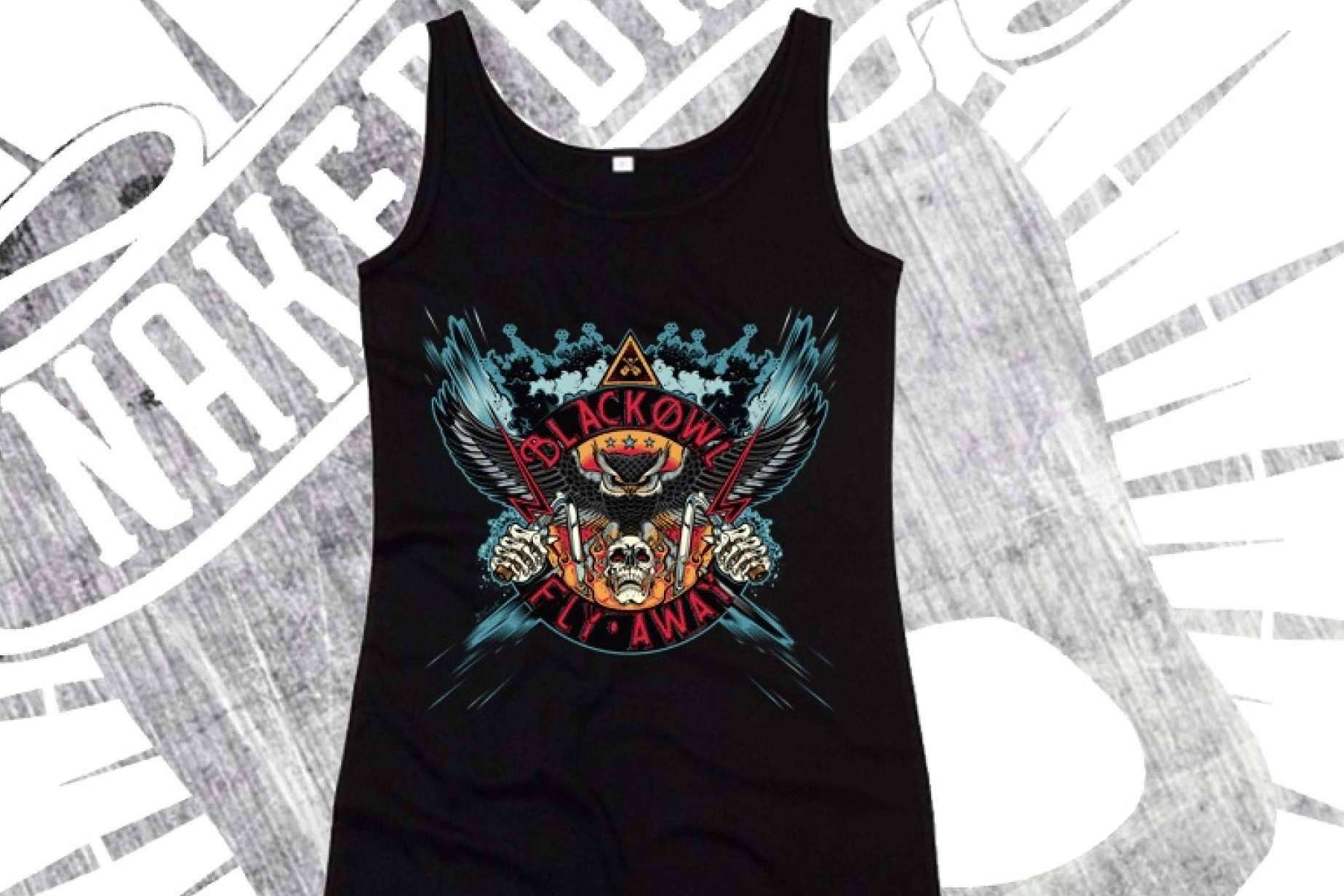 La tienda online de camisetas de mujer de manga corta personalizadas, Nakerband