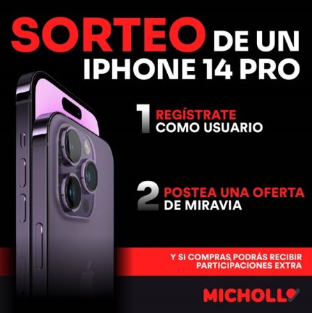 michollo sorteo iphone