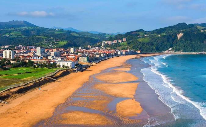 Playa de Zarautz (País Vasco)