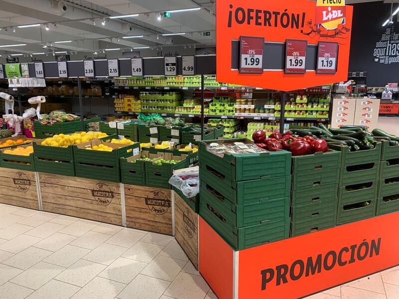 Lidl, el super que más crece en lo que va de año, mientras Mercadona consolida su liderazgo