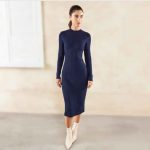 Corre a por este vestido largo de punto minimal efecto faja de Lidl que cuesta 9 euros