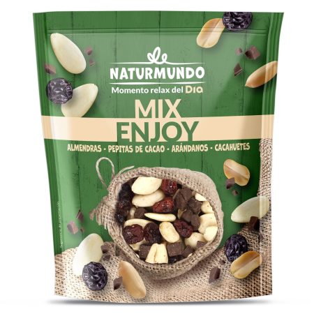 Dia potencia tu momento relax del día con tres nuevas variedades de su gama de frutos secos Naturmundo 1 Merca2.es 200 gr. - PVP: 2,85€ 40gr. - PVP: 0,79€
