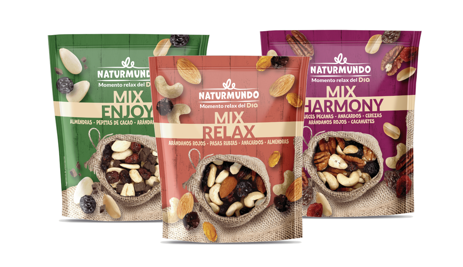 Dia presenta tres nuevas y deliciosas combinaciones de frutos secos