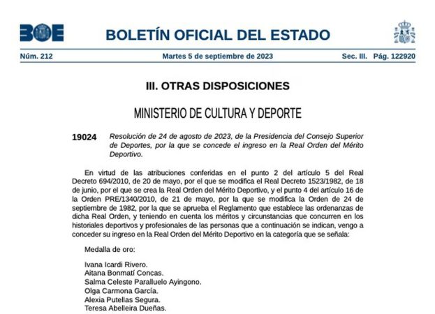 El fallo del BOE