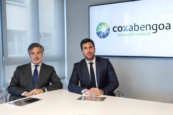 Nacho Moreno y Enrique Riquelme, CEO y presidente de el grupo energético renovable Coxabengoa
