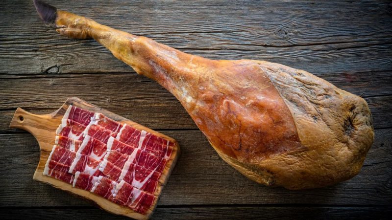Pata de jamón serrano.