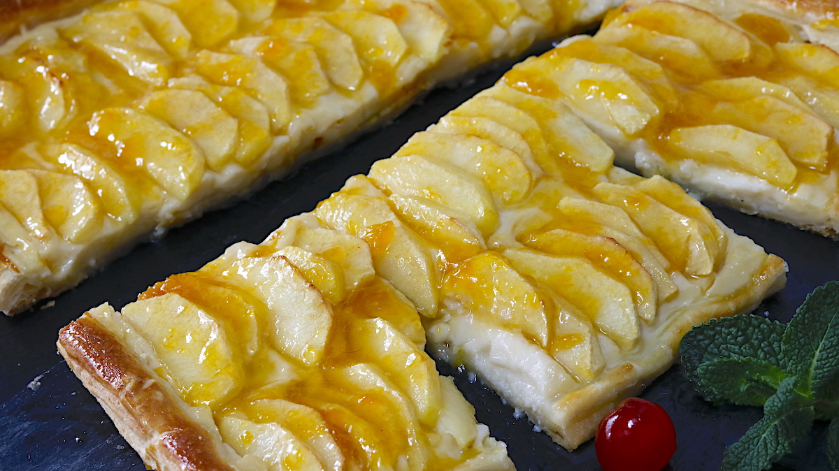 Tarta de manzana y crema: esta es la receta más fácil y deliciosa del mundo