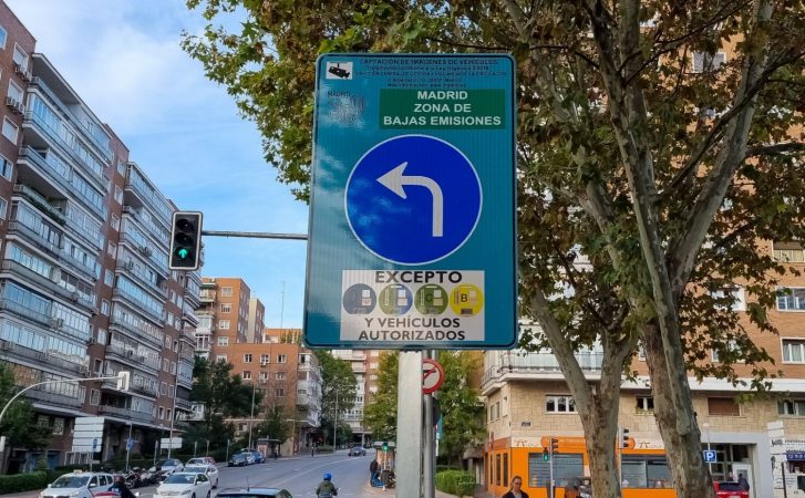 Zona de bajas emisiones.