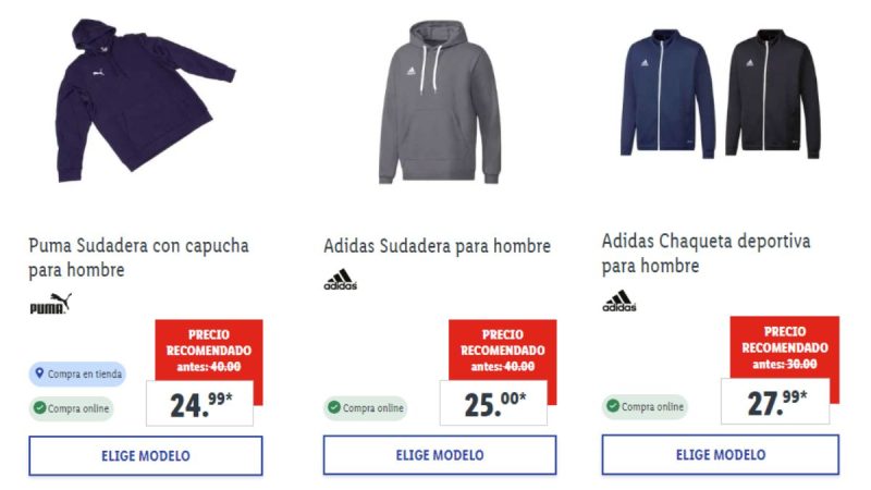 chaquetas lidl adidas puma Merca2.es