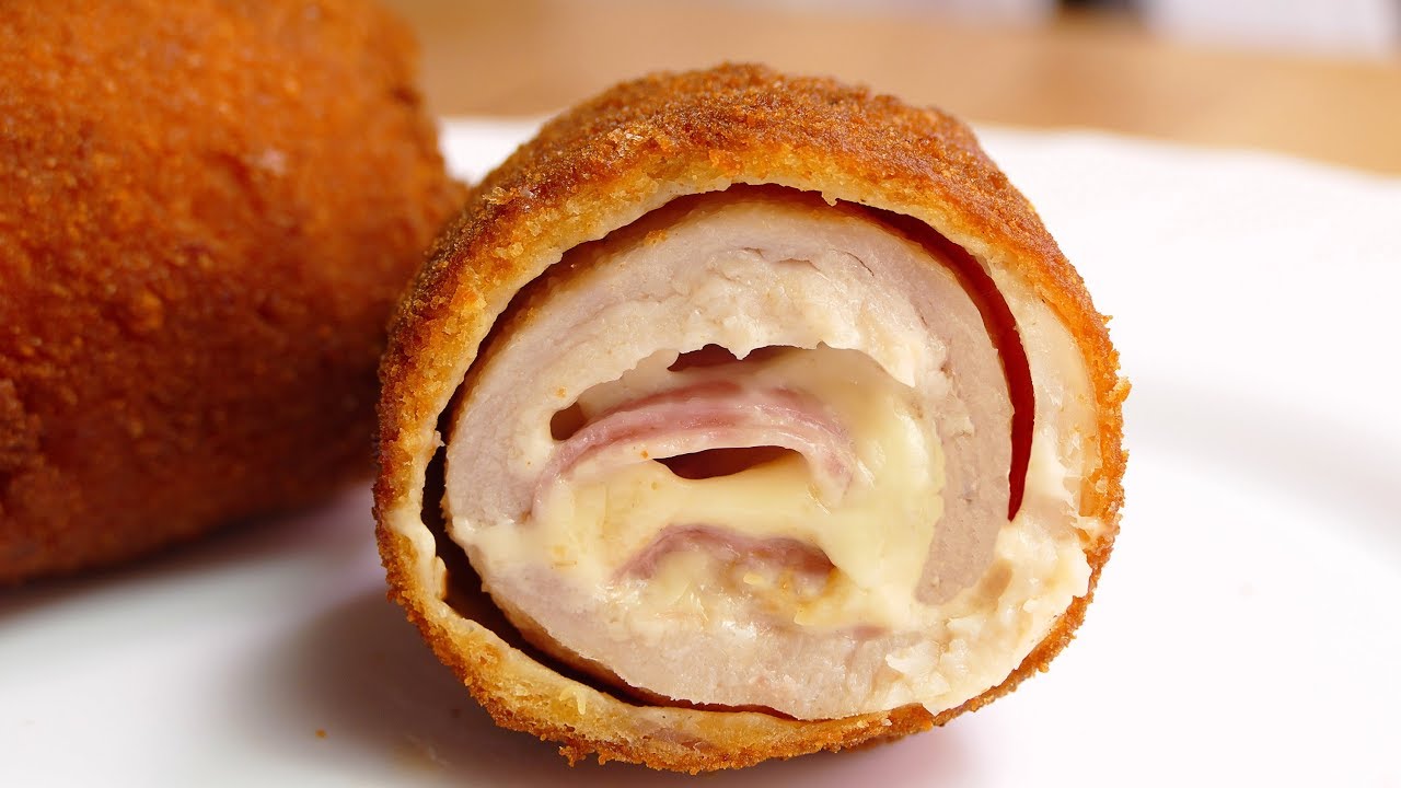 Jugosa receta de Cordon bleu de pollo