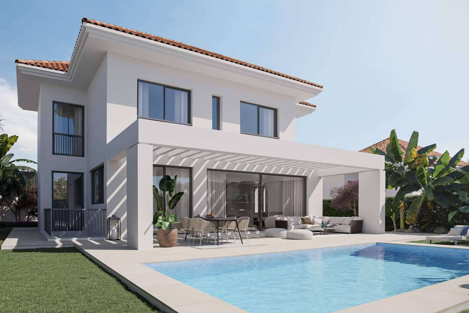 Tranquilidad y lujo, cerca de todo, es lo que ofrecen las nuevas villas en Calahonda de Nomad Realty