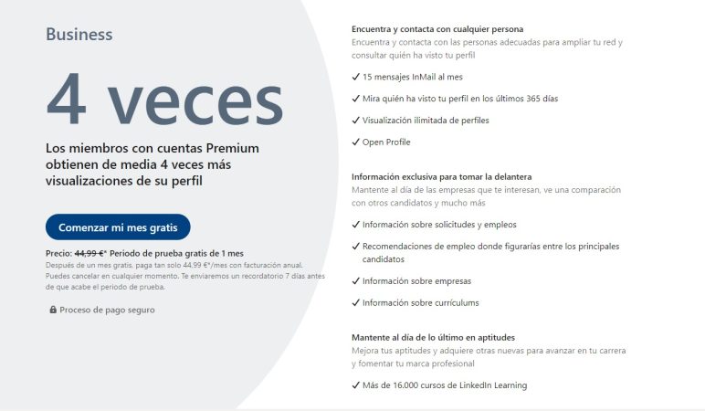 Linkedin oculta lo que gana con las Premium en España
