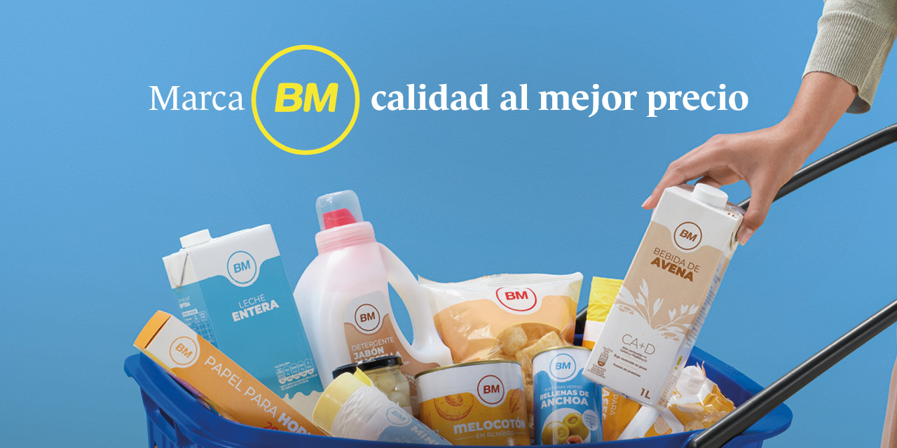 BM supermercados lanza su marca blanca a unos precios nunca vistos