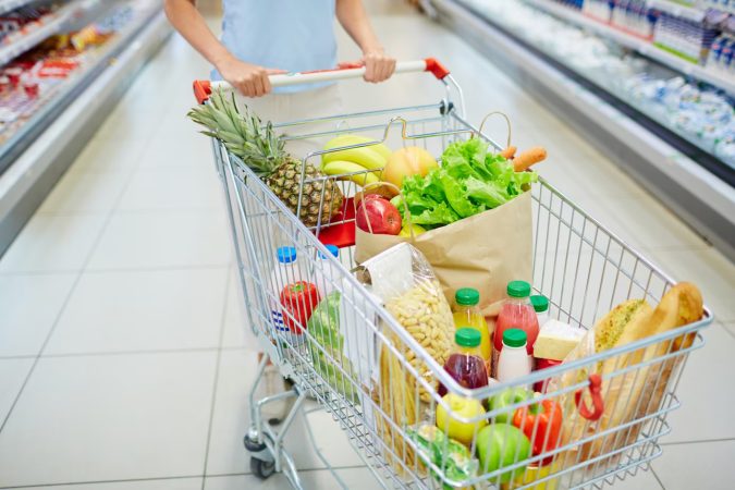 Carrito con compra