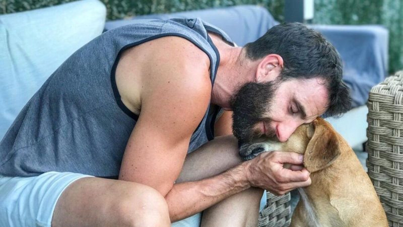 Dani Rovira y su perro