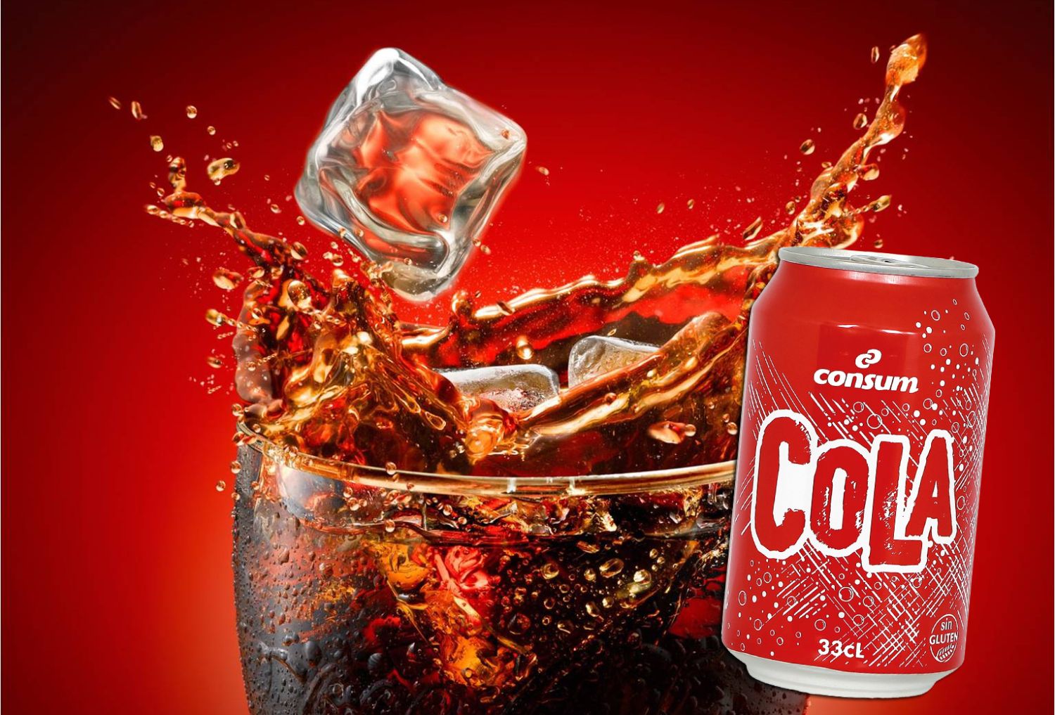 Refresco de cola sin azúcar ZERO CAFEÍNA lata 33 cl · COCA-COLA ZERO ·  Supermercado El Corte Inglés El Corte Inglés