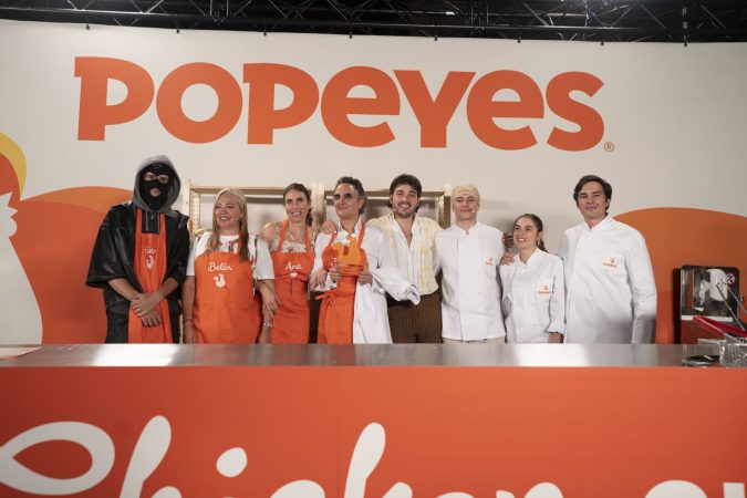 Evento de Popeyes en Madrid.