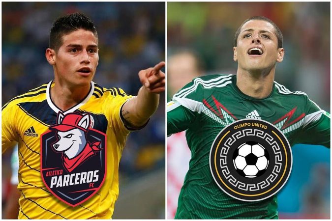 James Rodriguez y el Chicharito encabezan la lista de presidentes de la Kings League Americas 5 Merca2.es