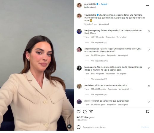 Meta fracasa en Instagram con los famosos de mentira hechos con su IA: "Aterrador"