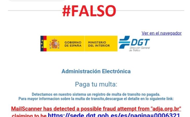 Una alerta sobre un caso de “smishing”