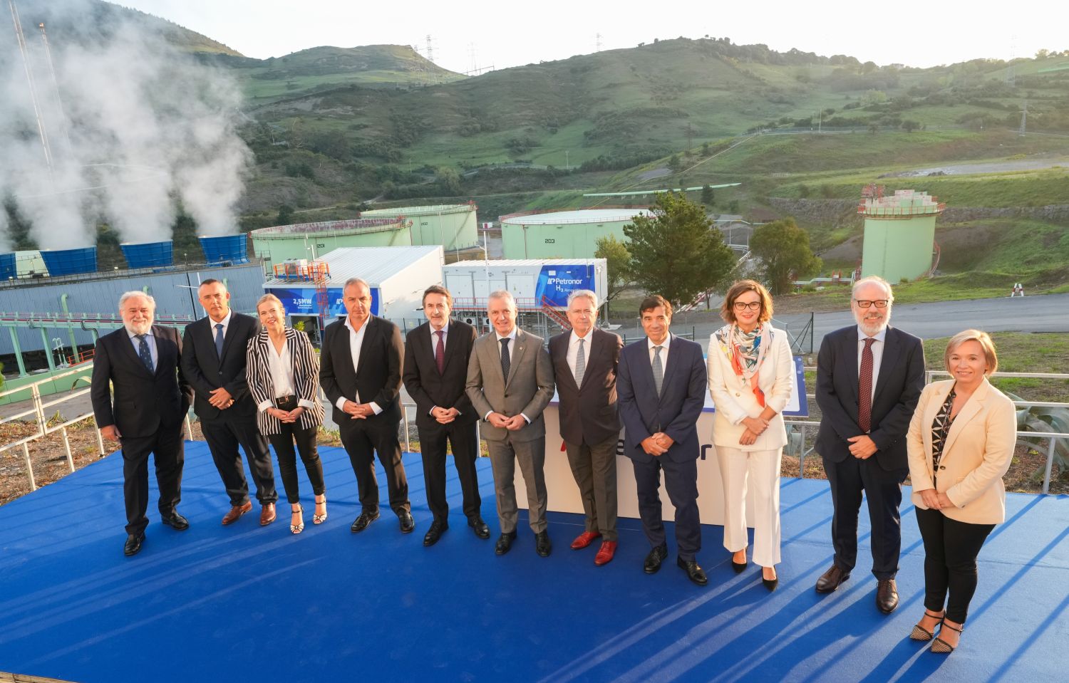 Repsol empieza a producir hidrógeno renovable en Petronor