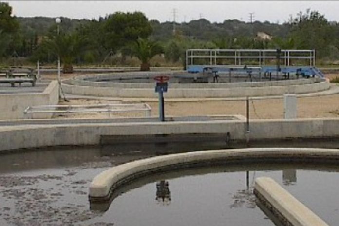 Depuradora de agua residual en L'Ampolla