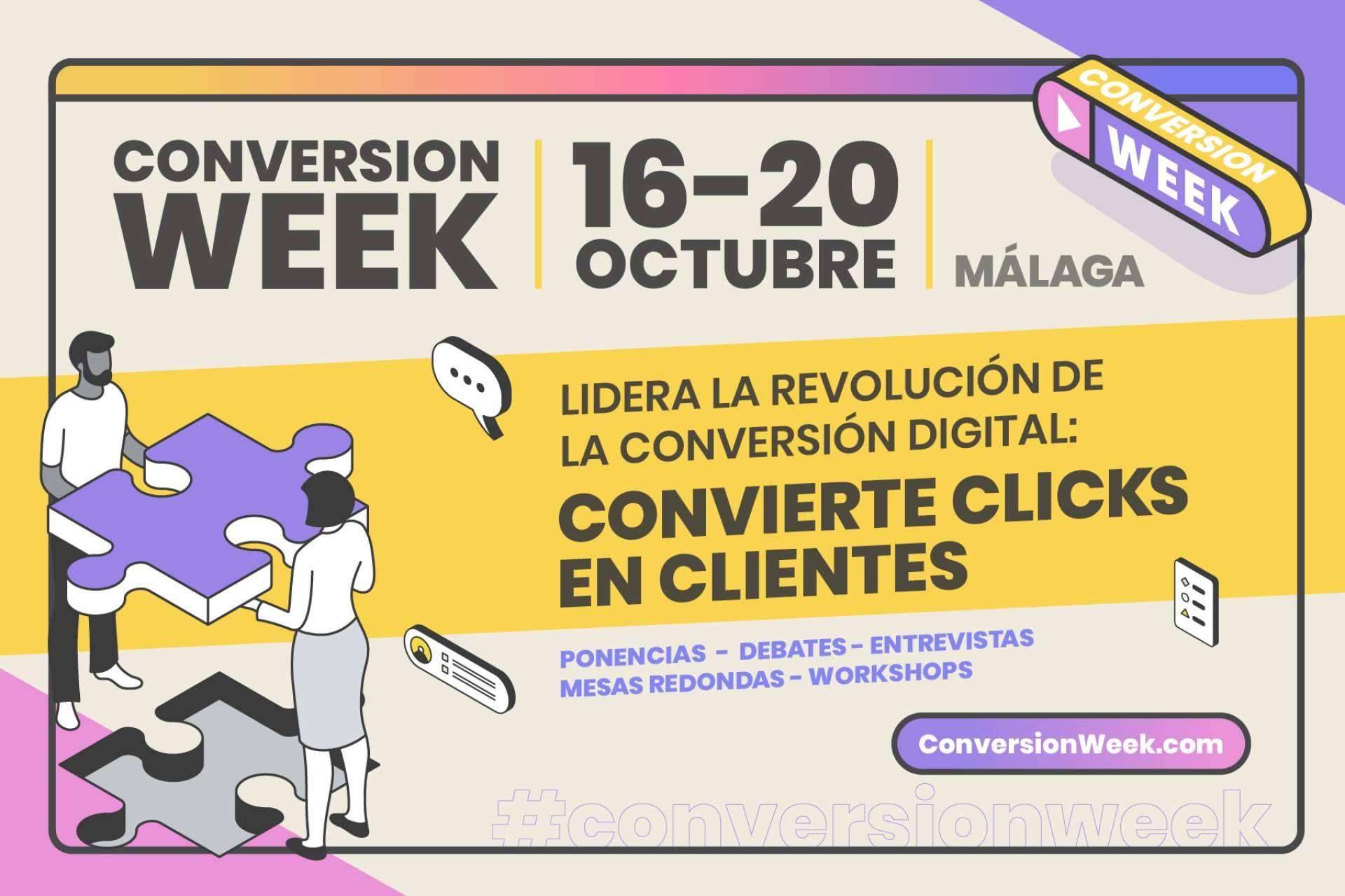 Todo sobre Conversión Week, el evento que transformará toda estrategia digital