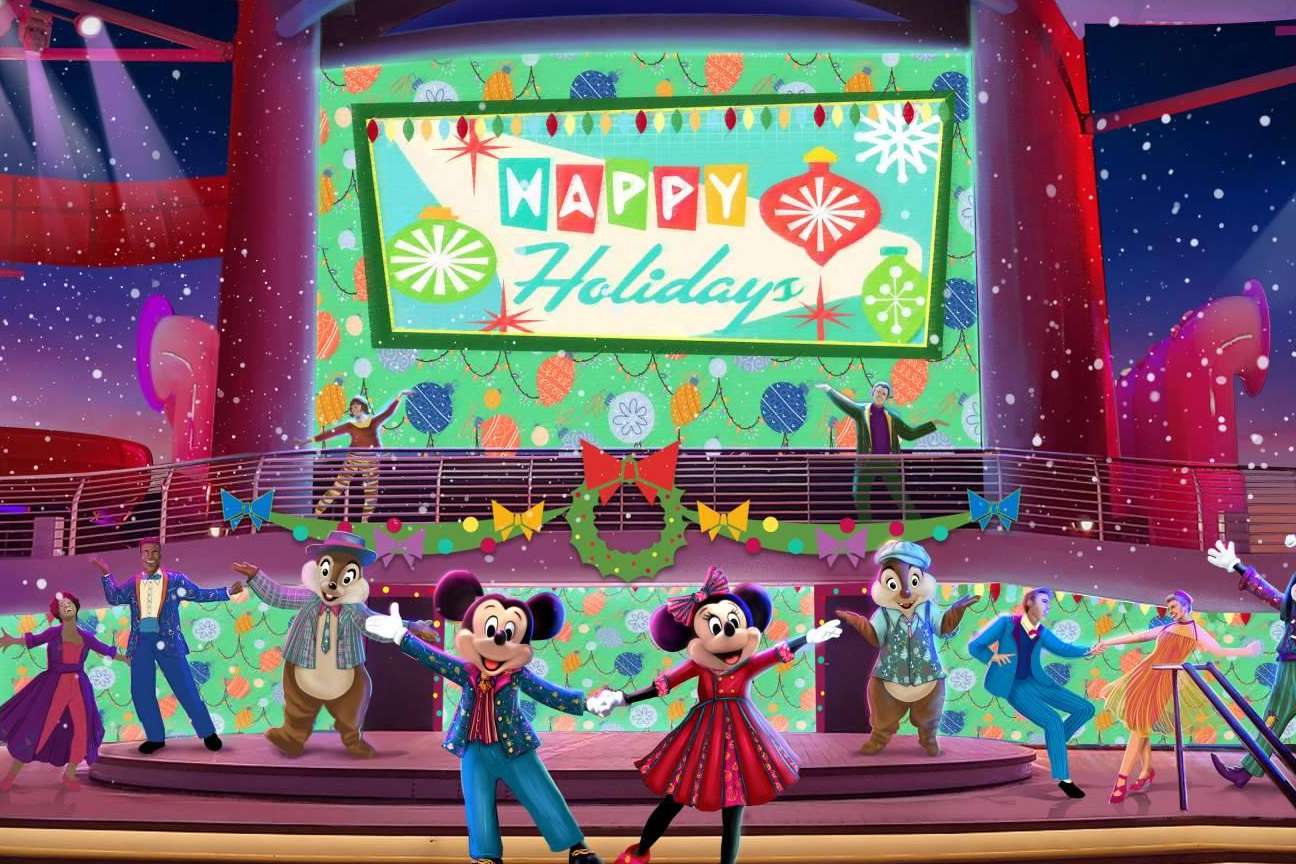 En los cruceros navideños y de Halloween de Disney Cruise Line, diversión y magia