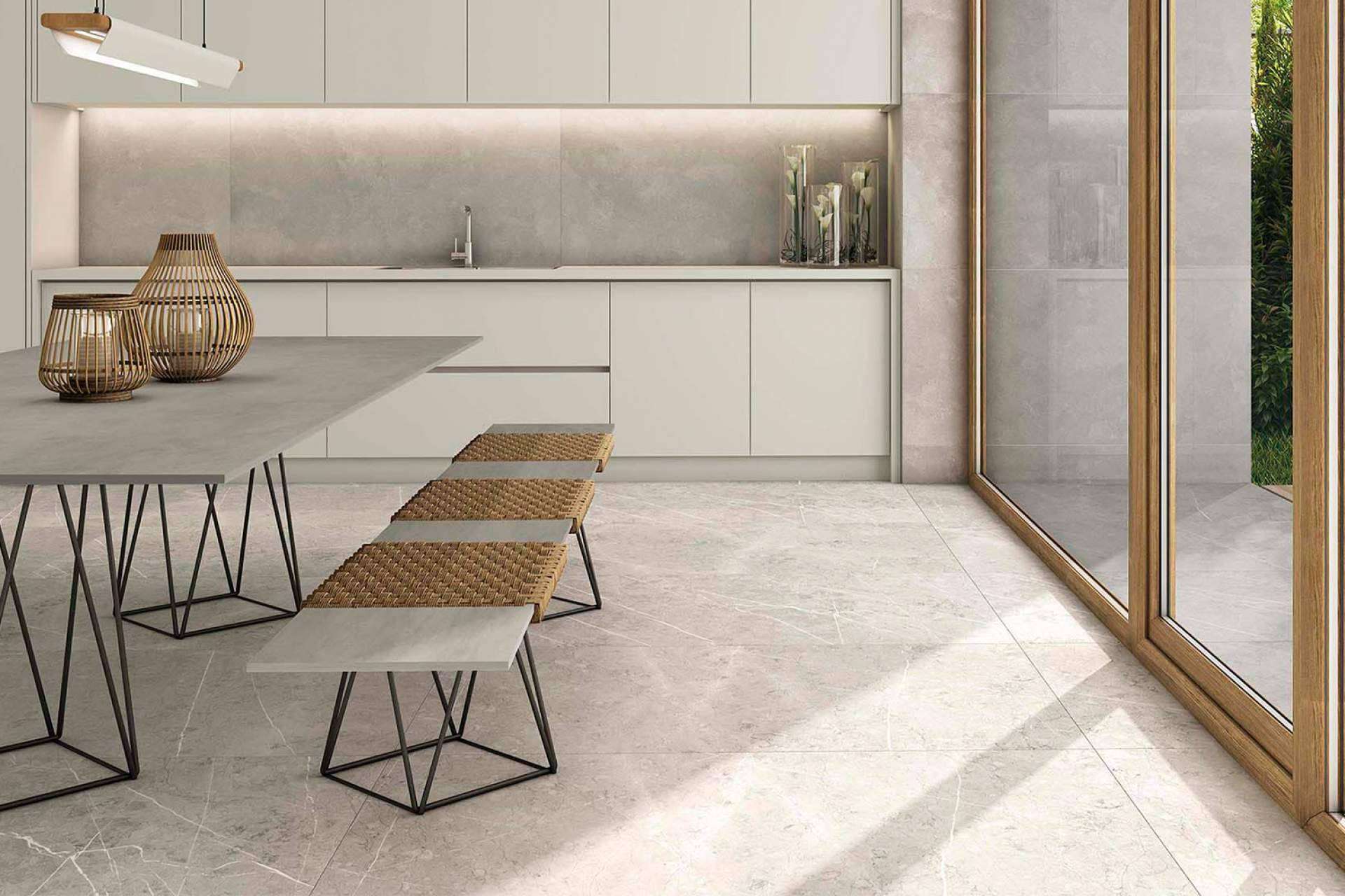 Duritti Cerámica pone a disposición azulejos grandes para cocinas