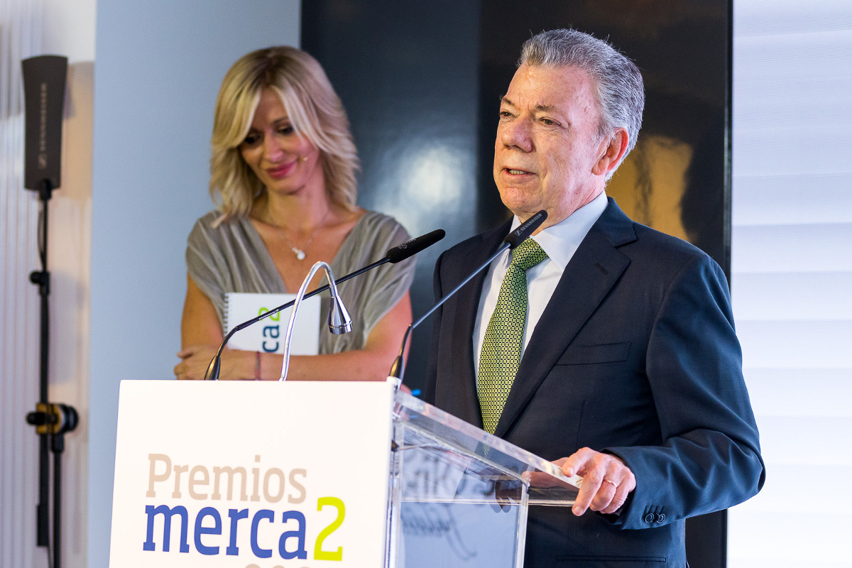 El Nobel de la Paz Juan Manuel Santos, Premio de la Fundación Marqués de Oliva
