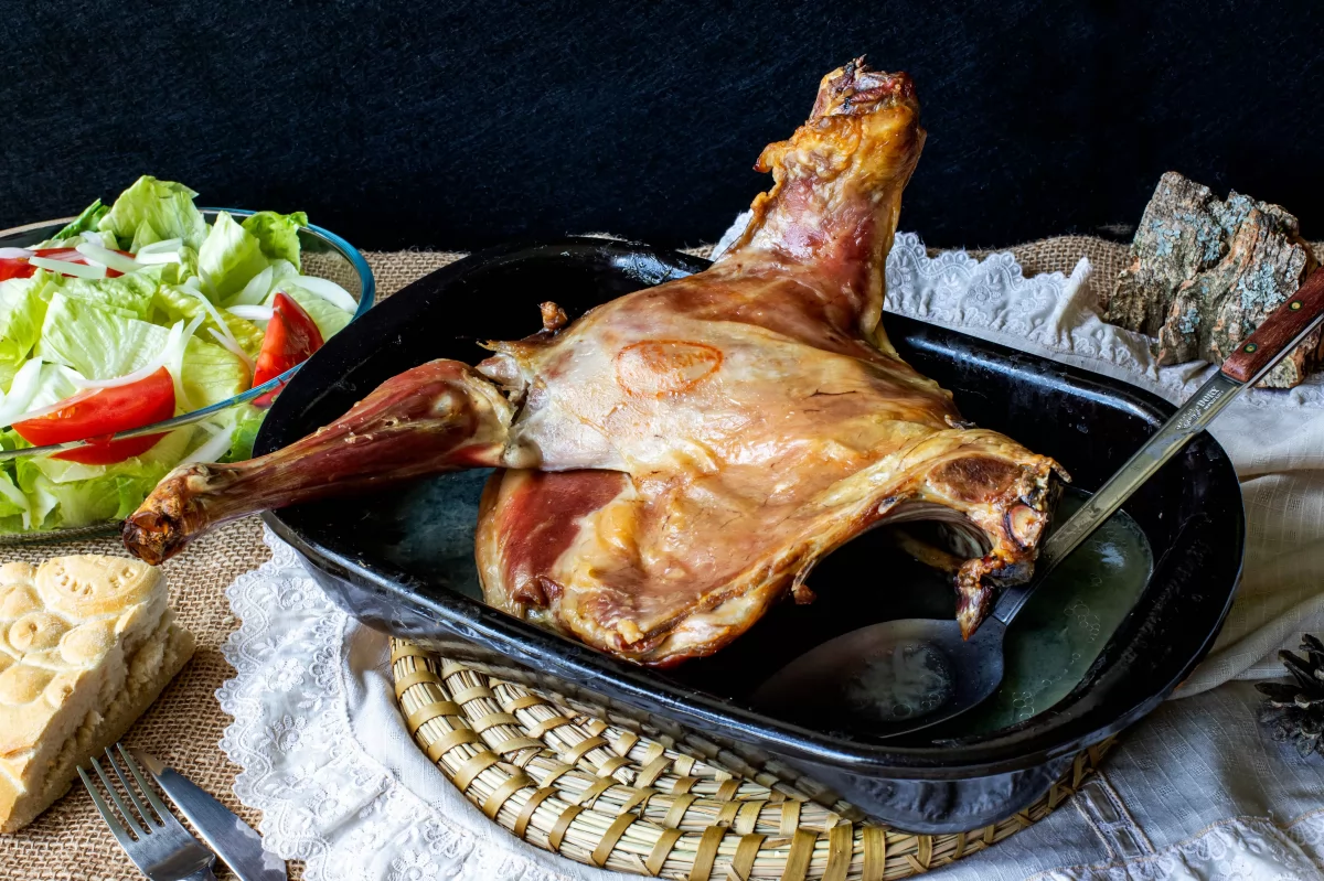 Delicioso Cordero Asado como el que te comerias en Casa Cándido