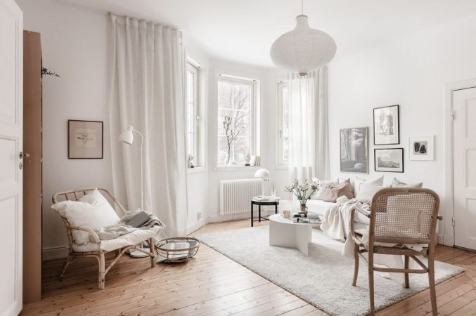 Elegancia en tonalidades claras y neutras
