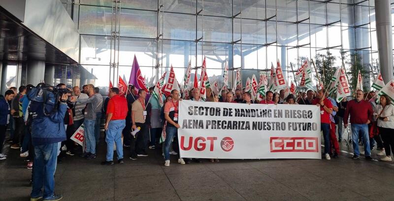 UGT convoca huelga de ‘handling’ para el 5 y el 10 de diciembre, en pleno puente de diciembre