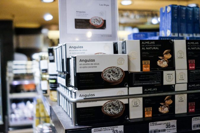 EuropaPress 2553066 paquetes angulas seccion conservas supermercado donde muestran precios Merca2.es