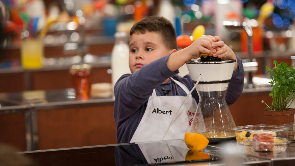 Un participante de MasterChef Junior