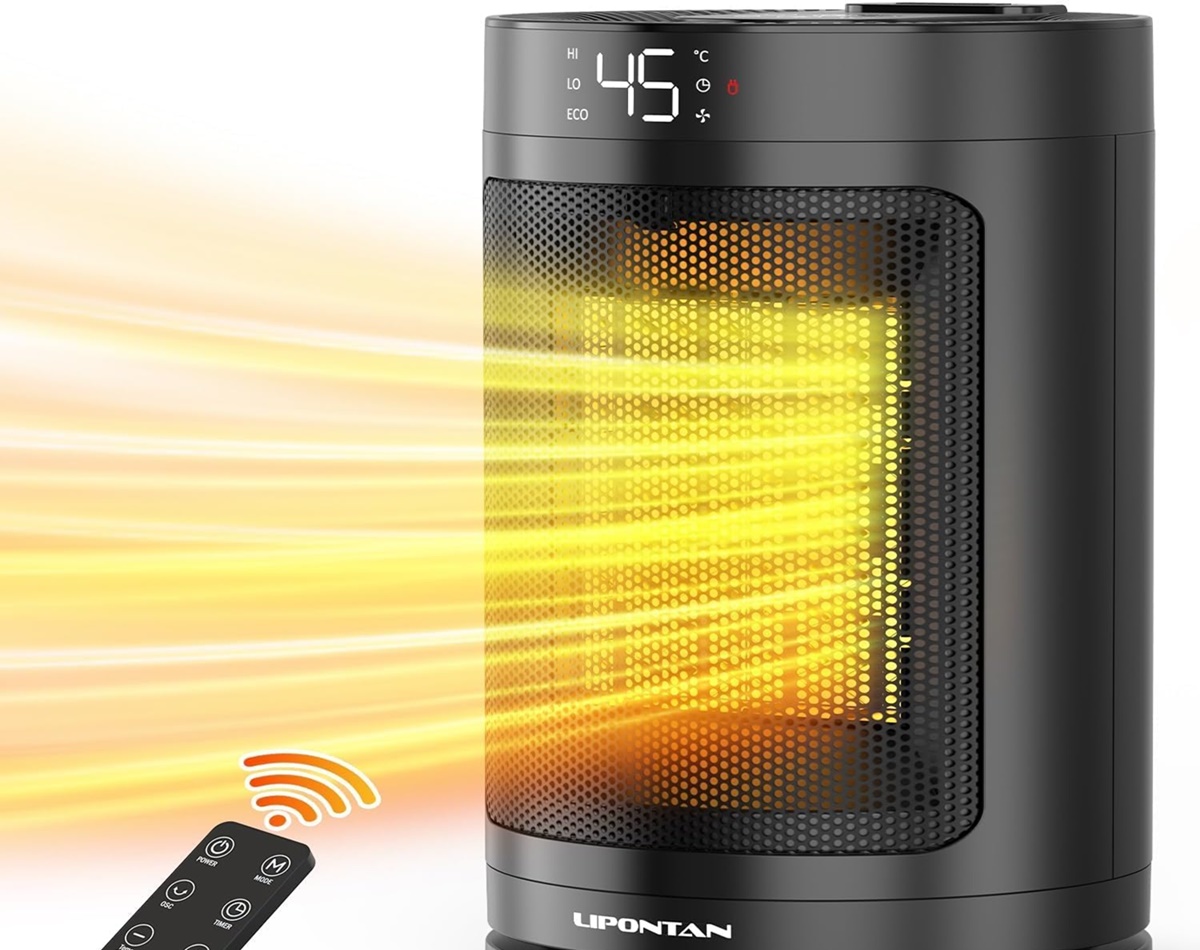 Este invierno podrás ahorrar a la vez que no pasas frío con el calefactor con mando a distancia de Amazon