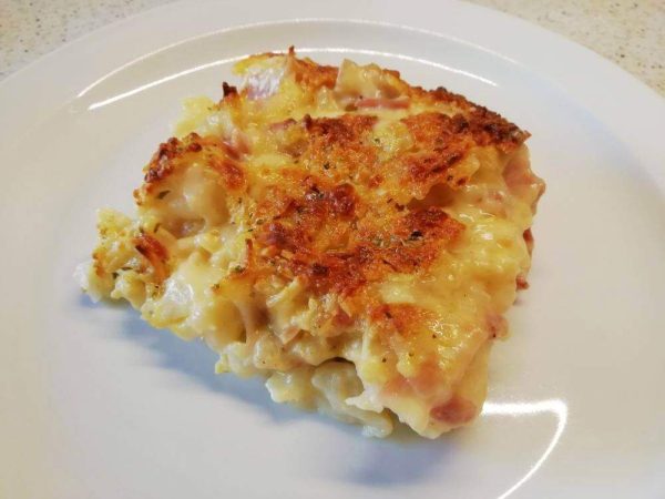 coliflor horno gratinada bechamel bacon Merca2.es