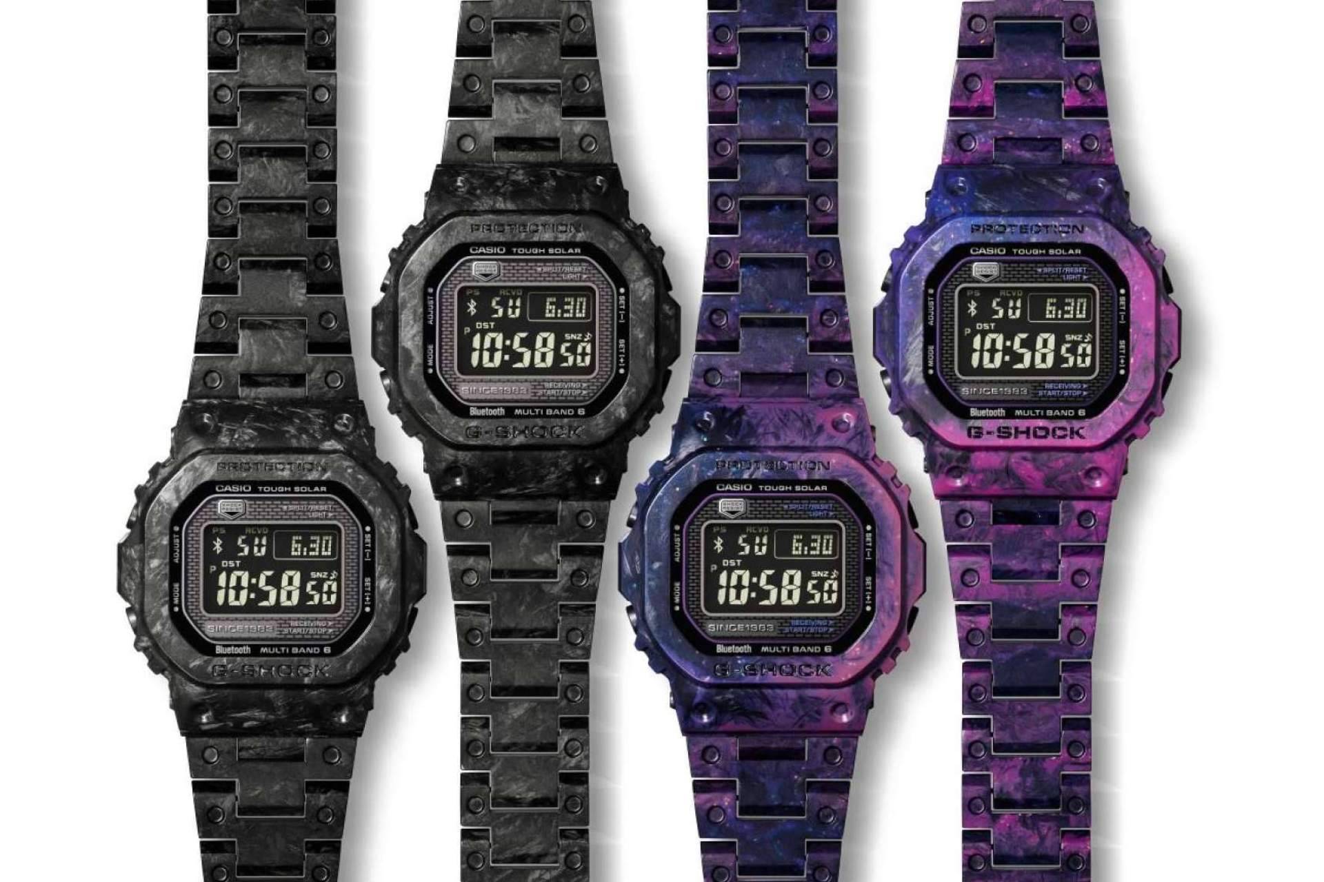 El lanzamiento de los nuevos G-SHOCK full carbon
