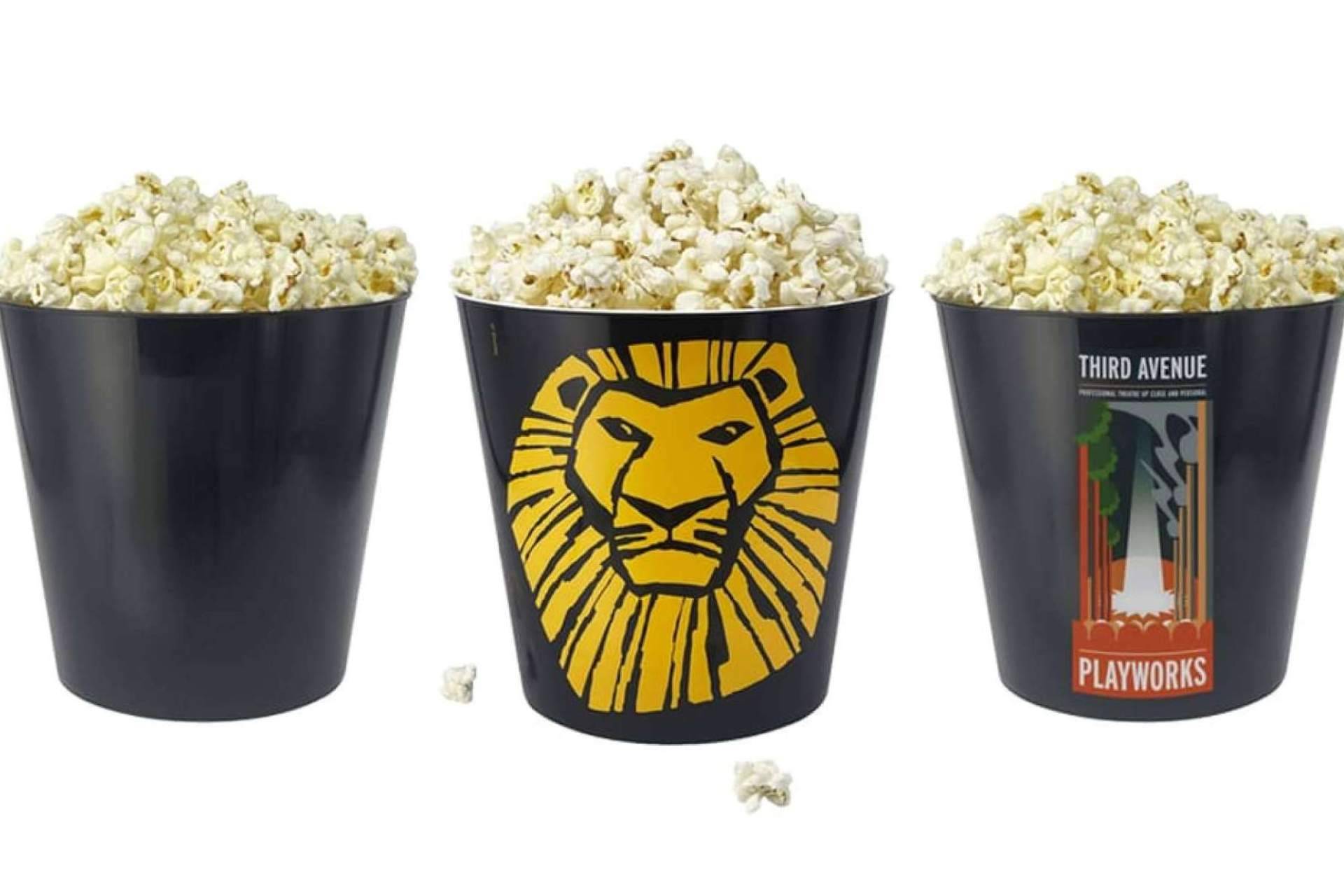Los palomiteros personalizados que hay disponibles en The Brand Company